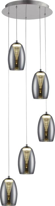 Produktbild Brilliant Metropolis LED 5W PE 5-RO easydim Pendelleuchte, 5-flammig (2300 lm)