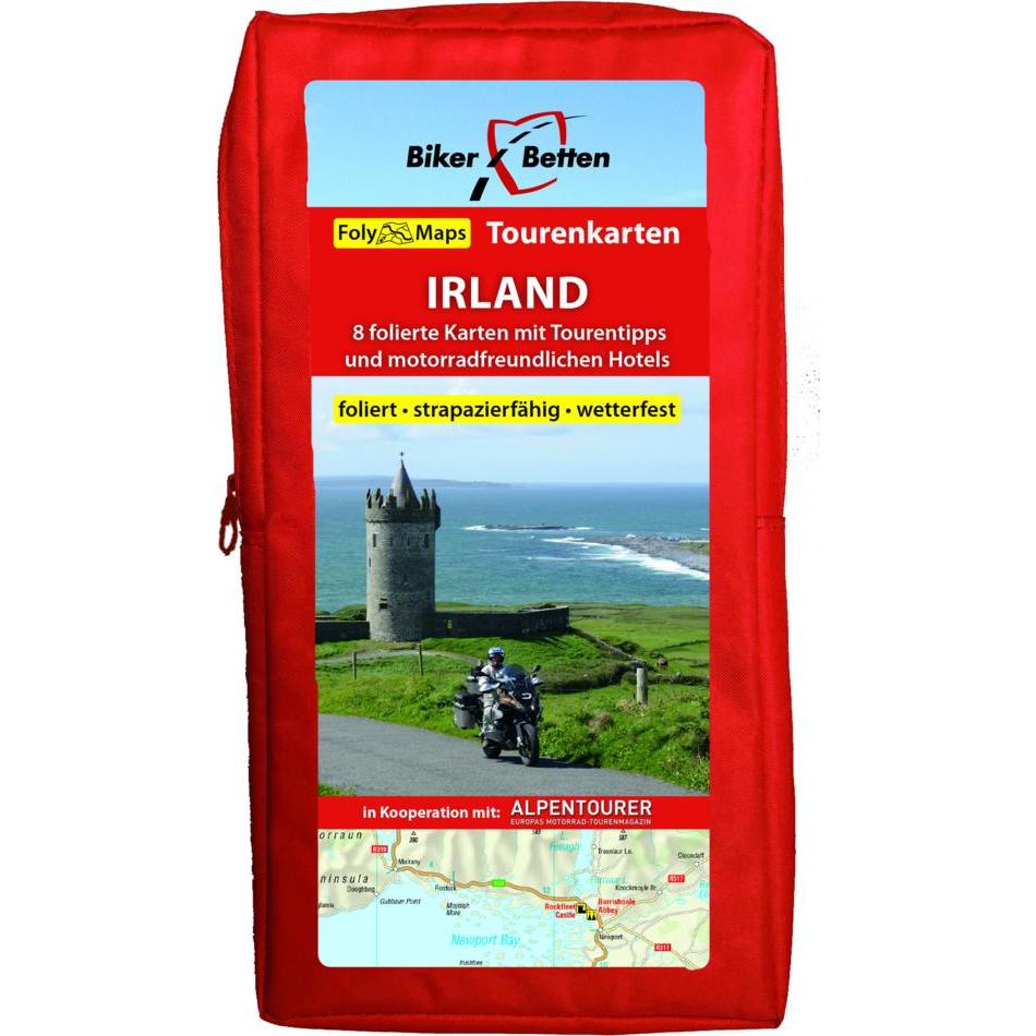 Biker Betten - Irland, Landkarte
