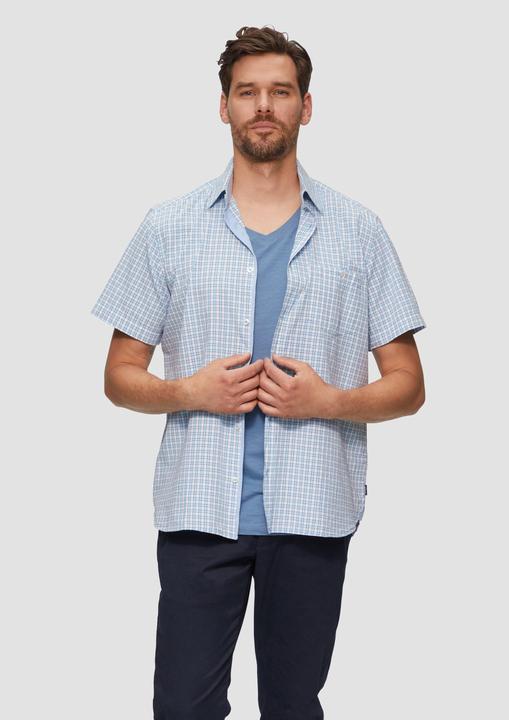 Produktbild S.Oliver Hemd Kurzarmhemd mit Kentkragen (S)