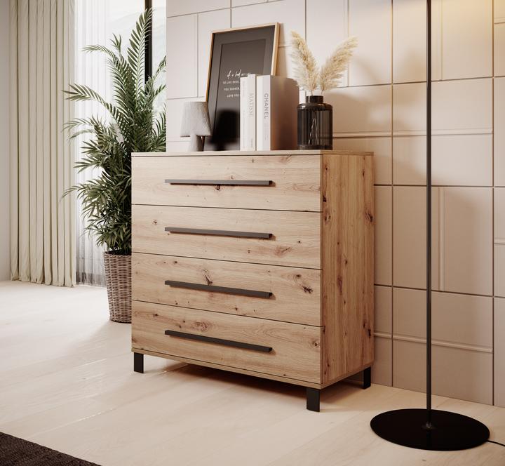 Image du produit ADRK Furniture Commode MALEN (92 x 42 x 90 cm)