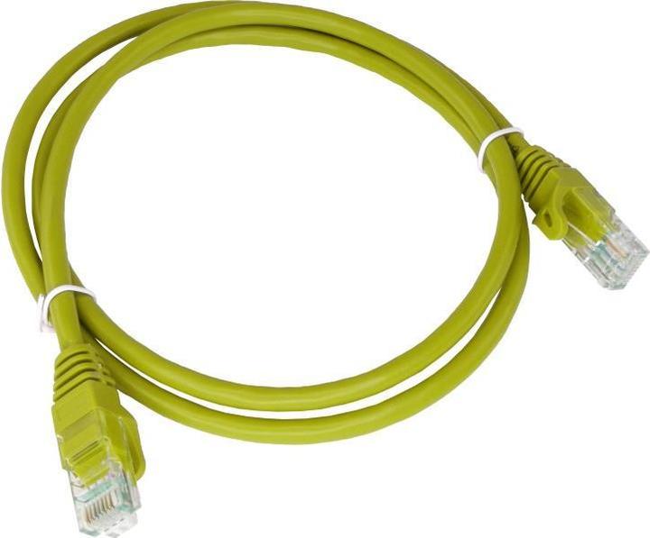 Produktbild Alantec KKU6ZOL05 PatchKabel UUTP Kat6 PVC 05m gelb (U/UTP, CAT6, 0.50 m)