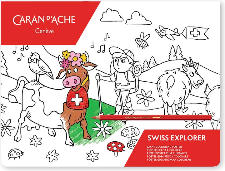 Produktbild Caran d'Ache Swiss Explorer Farbposter