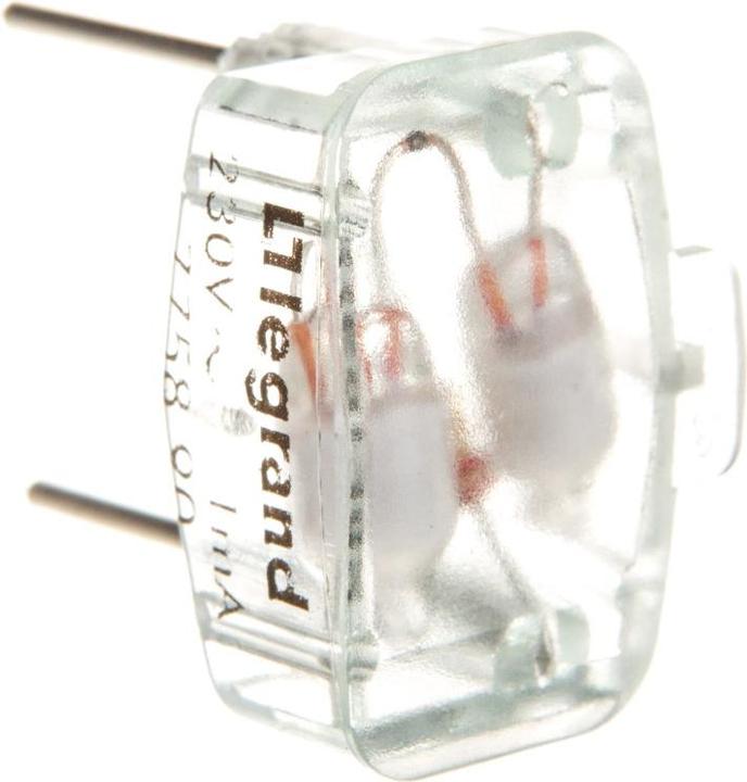 Image du produit Legrand PRO21 Lampe à incandescence 775890 21 230V 1,0mA vert seulement pour bouton-poussoir