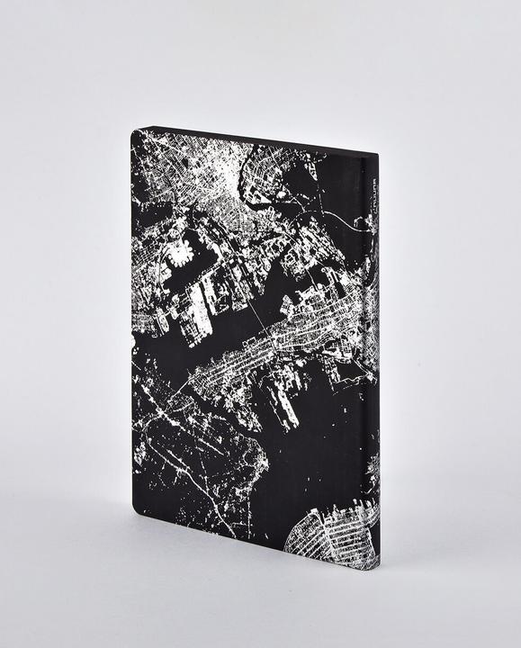 Produktbild Nuuna Nightflight L LIGHT, NYC Silber (22 x 16.5 cm, Gepunktet, Weicher Einband)