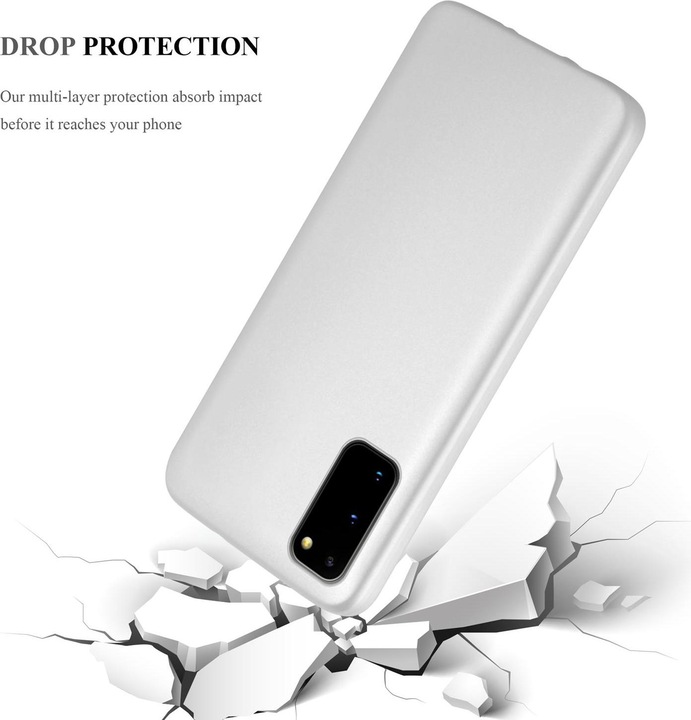 Produktbild Cadorabo TPU Matt Metallic Cover (Samsung Galaxy S20+)
