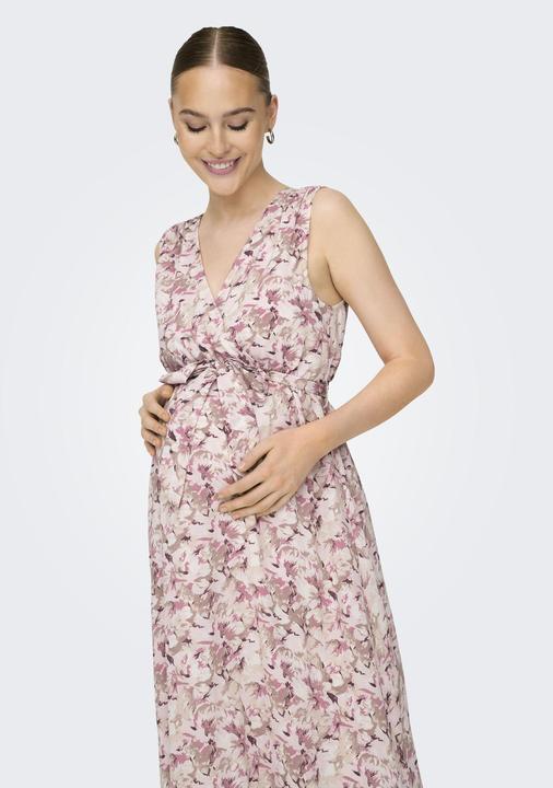 Image du produit Only Maternity Coupe normale Col en V Maternité Robe longue (L)