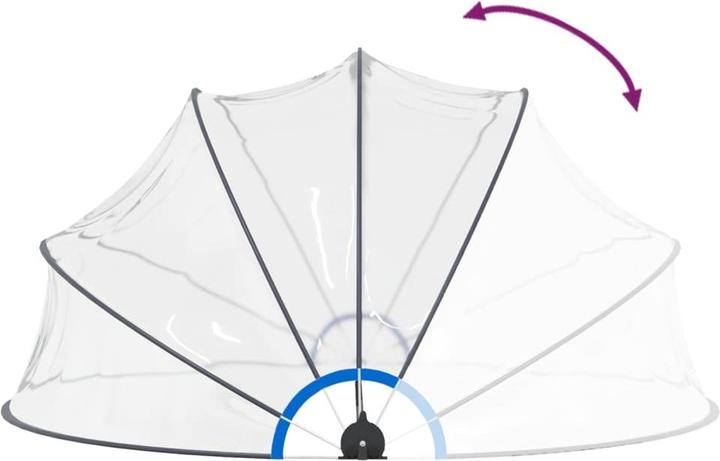 Actual product image vidaXL Poolüberdachung