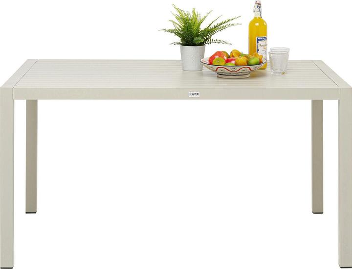 Image du produit Kare Design Tisch Madagascar Grau 80x140cm