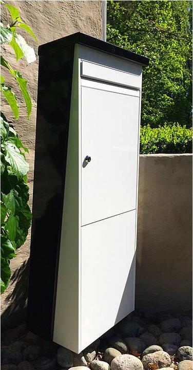 Actual product image SafePost Eurotrend No.1 letterbox black / white