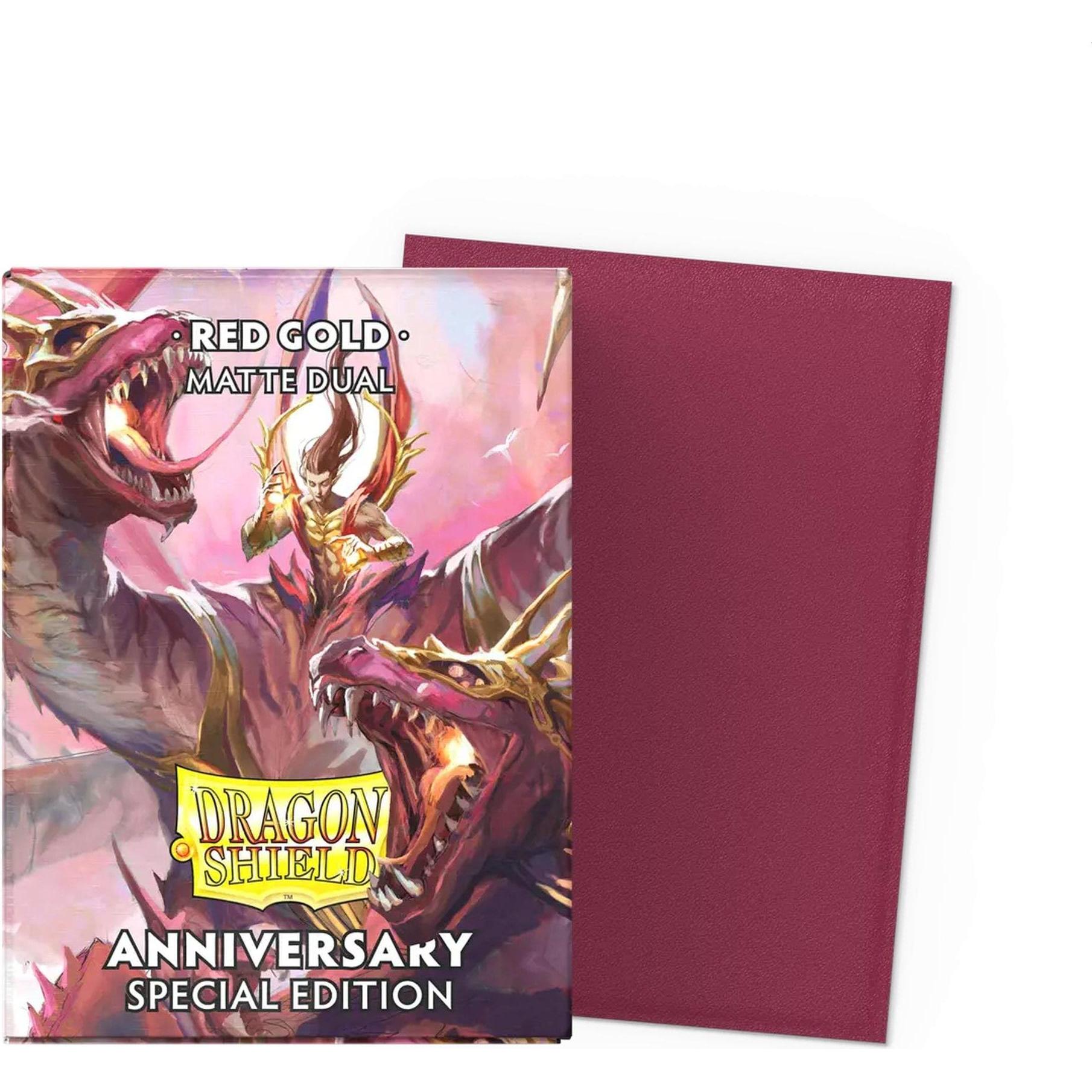 Arcane Tinman Scudo del drago: doppio opaco - rosso/oro