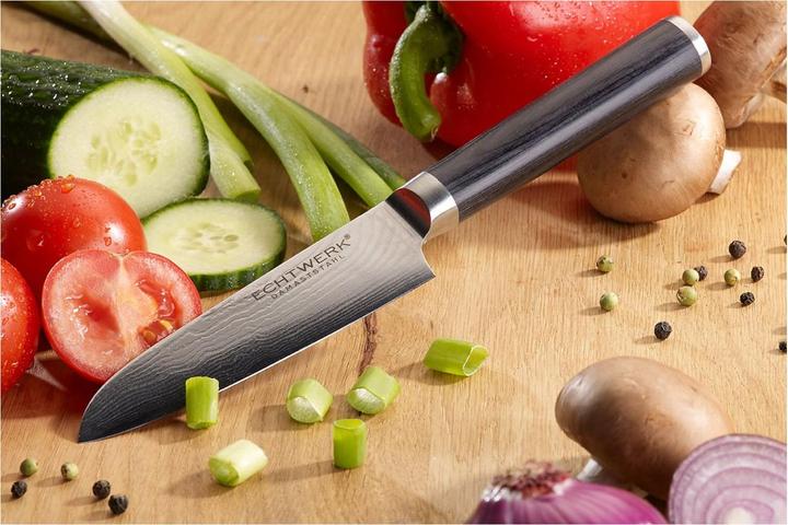 Produktbild Echtwerk Damast Santokumesser (13 cm)