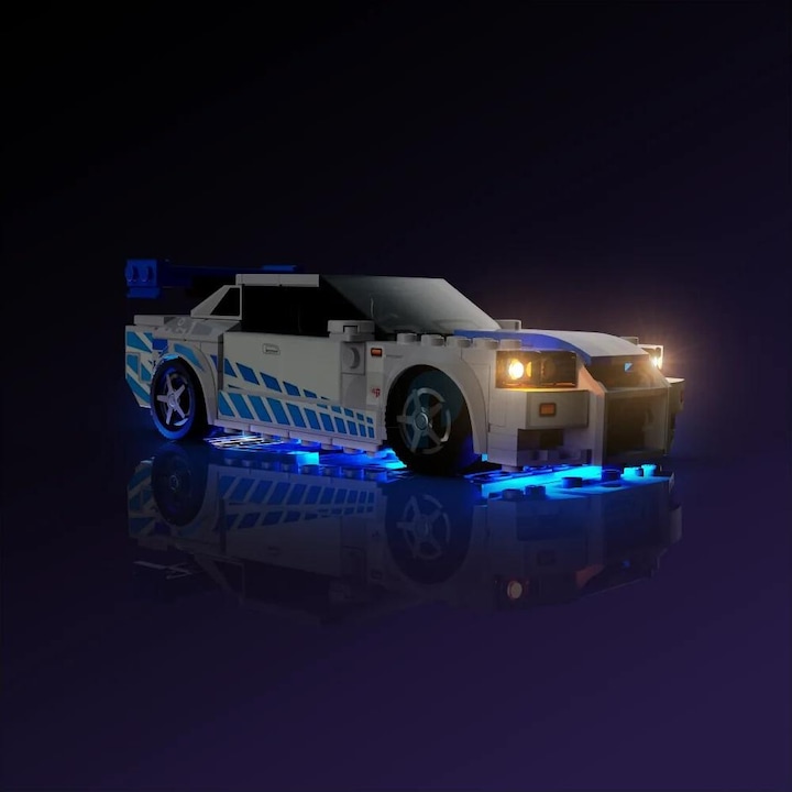 Produktbild Light my bricks LMB 2.0 LED Licht Set für LEGO 76917 Speed Champions Nissan Skyline GT-R (R34)