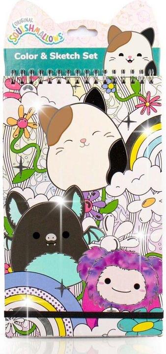 Squishmallows Color And Sketch Book