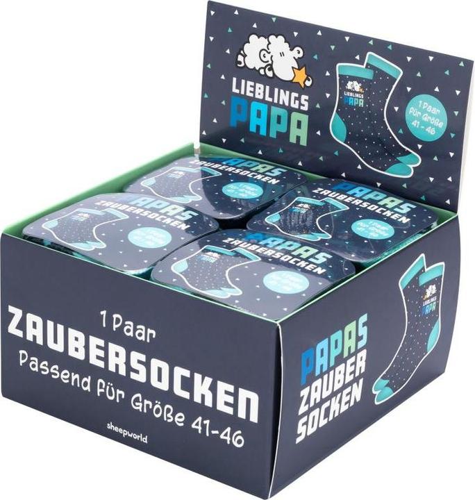 Actual product image Sheepworld Zaubersocken Motiv "Lieblingspapa" (Single pack, 40 - 46)