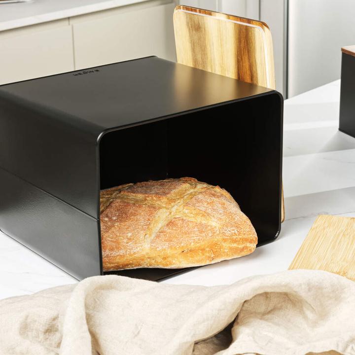 Actual product image Salter BW129001EU7 Toronto 4-Piece Bread Bin & Canister Set - Black