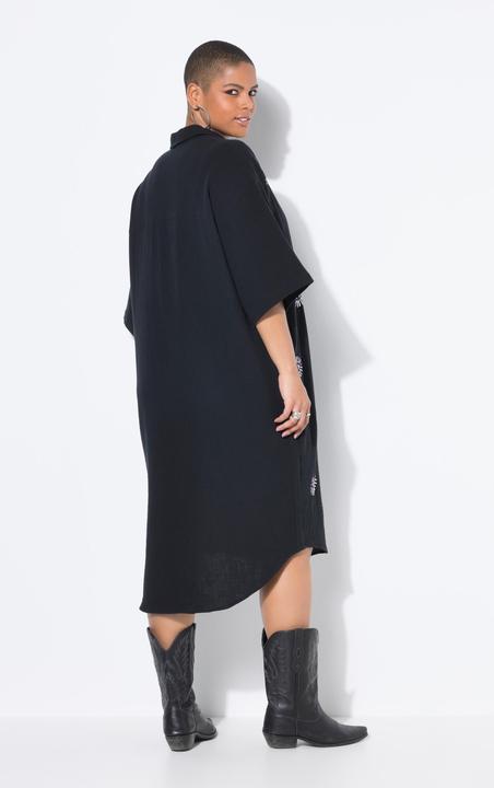Produktbild Studio Untold Midikleid, oversized, Musselin, Augen-Stickerei (46, 48)