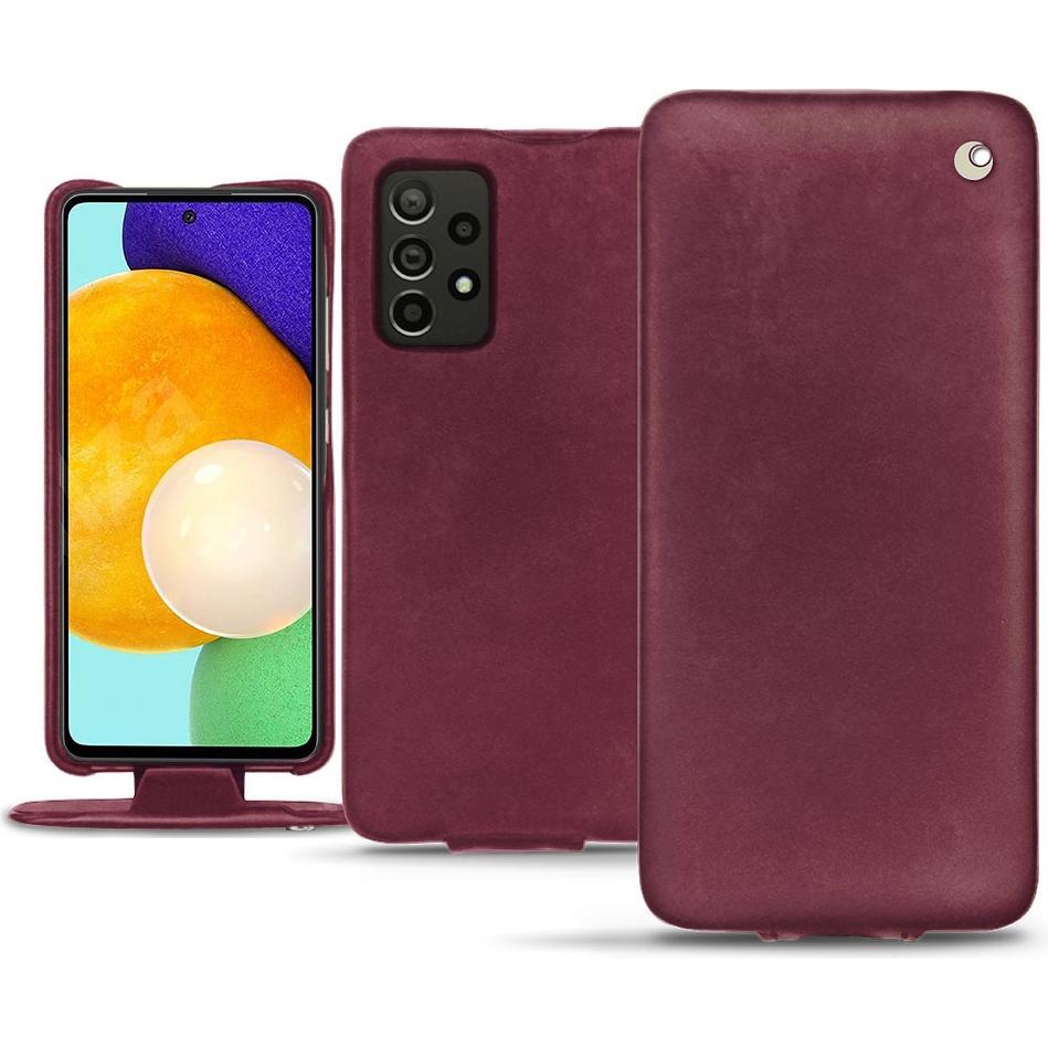 Thumbnail - Noreve Lederschutzhülle vertikal (Samsung Galaxy A52), Smartphone Hülle, Violett