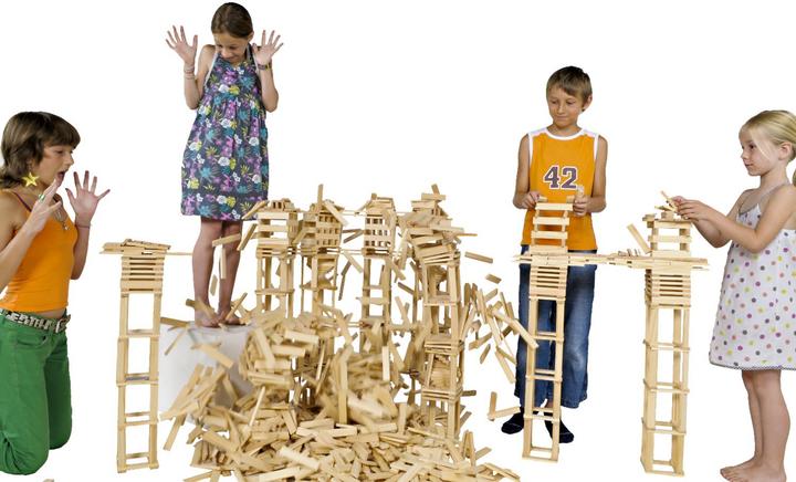 Actual product image Kapla Wooden case of 280 pcs.