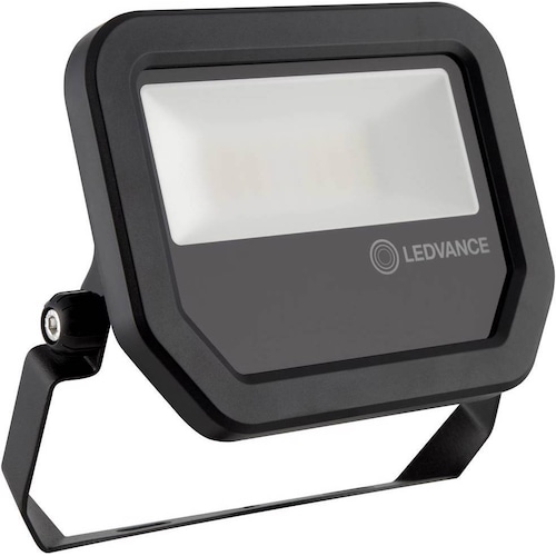 Ledvance, Fassadenbeleuchtung, LED Flutlichtstrahler FL PFM 20 W 4000 K SYM 100 BK Neutralweiss (2400 lm, IP65)