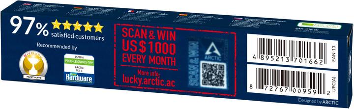 Actual product image Arctic MX-4 (8.50 W/m K, 8 g)