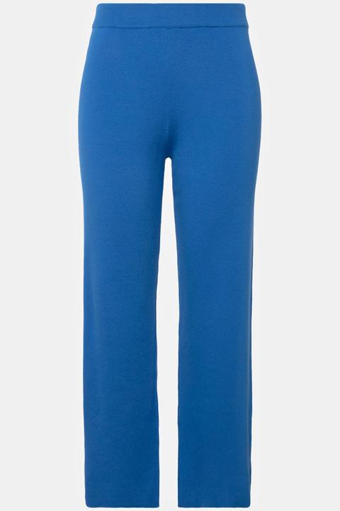 Produktbild Ulla Popken Strickhose, weites Bein, Elastikbund (46)