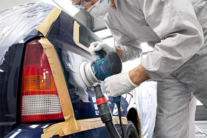 Immagine prodotto Bosch Professional GEX 125-150 AVE Set AVE incl. L-BOXX (Levigatrici rotorbitali, 400 W)