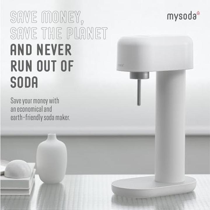 Immagine prodotto Mysoda Incl. 1 fiaschetta premium a chiusura rapida - Alluminio - Hvid/sølvfarvet