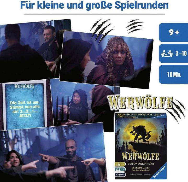 Actual product image Ravensburger Werewolves full moon night (German)