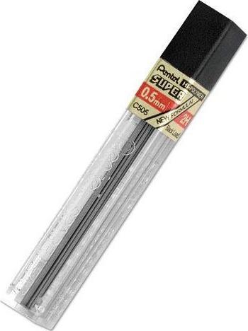Actual product image Pentel Pencil leads Hi-Polymer Super (12 pcs., 0.50 mm, H)