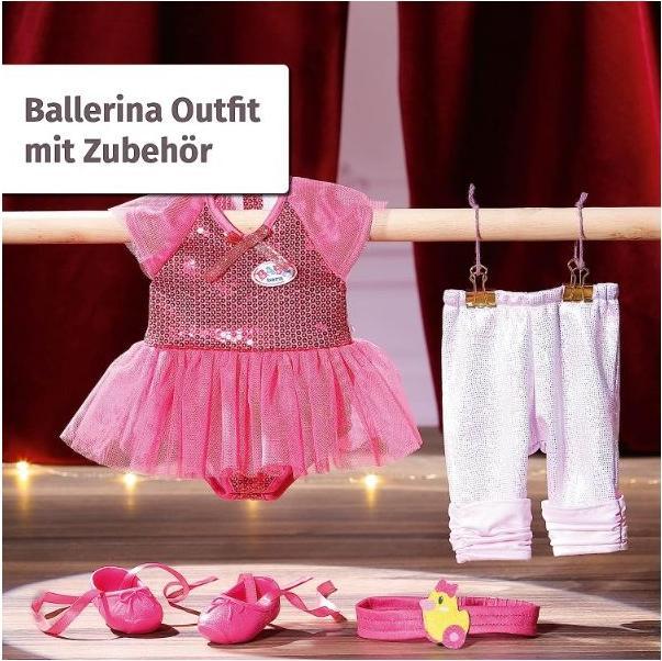 Productafbeelding Zapf Creation Zapf 834176 BABY born Deluxe Ballerina 43cm