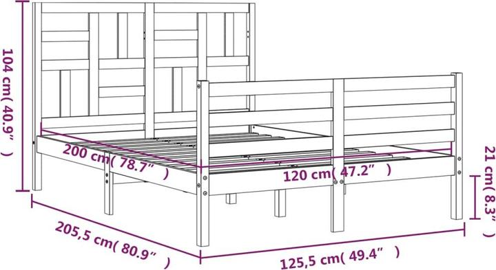 Produktbild vidaXL Wes (160 x 200 cm)