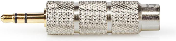 Image du produit Nedis Adaptateur audio stéréo 3.5 mm mâle 6.35 mm femelle plaqué or droit Or / Métal 1 pcs (Adaptateur jack)