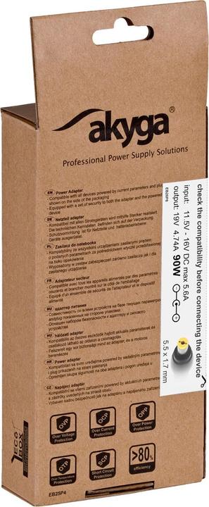 Produktbild Akyga Notebook Netzteil (90 W)