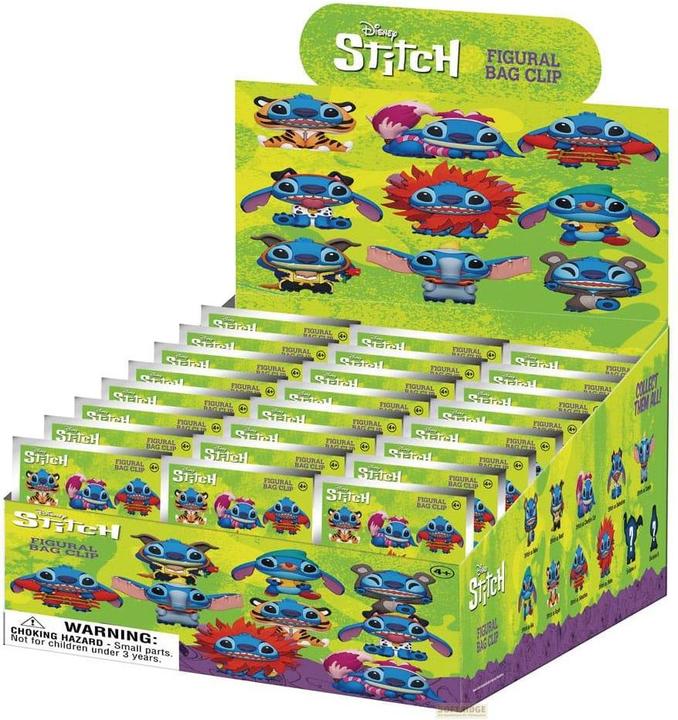 Image du produit Monogram Lilo & Stitch 3D PVC-Taschenanhänger Serie 1 Stitch in costume Display (24)