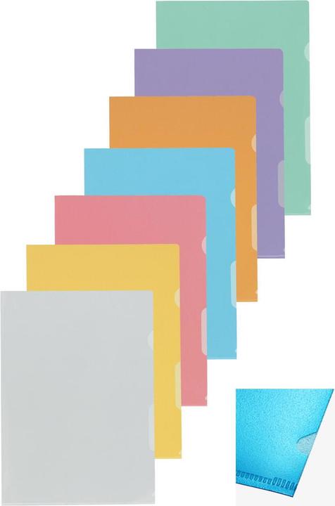 Produktbild Kolma Sichtmappe A4 glatt superstrong assortiert (A4, 10 x)