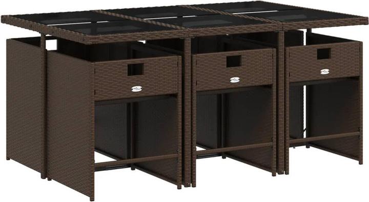 Actual product image vidaXL Garten Essgruppe (165 x 106 x 73 cm)