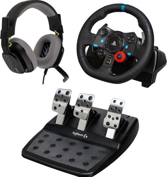 Actual product image Logitech G G29 Driving Force Racing Wheel (PS4, PS3, PS5, PC)