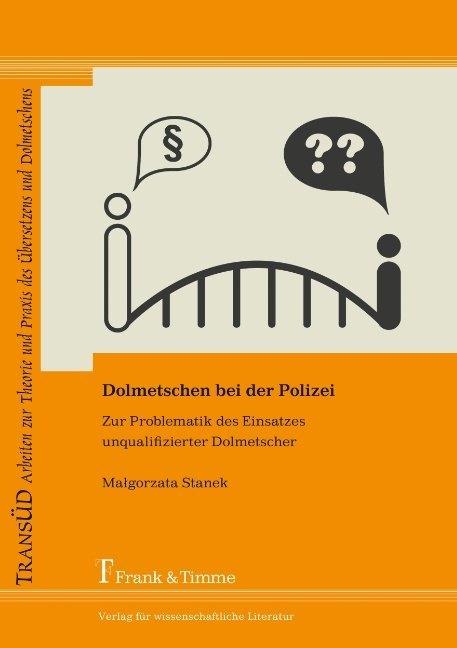 Produktbild Dolmetschen bei der Polizei (Deutsch, Malgorzata Stanek, 2011)