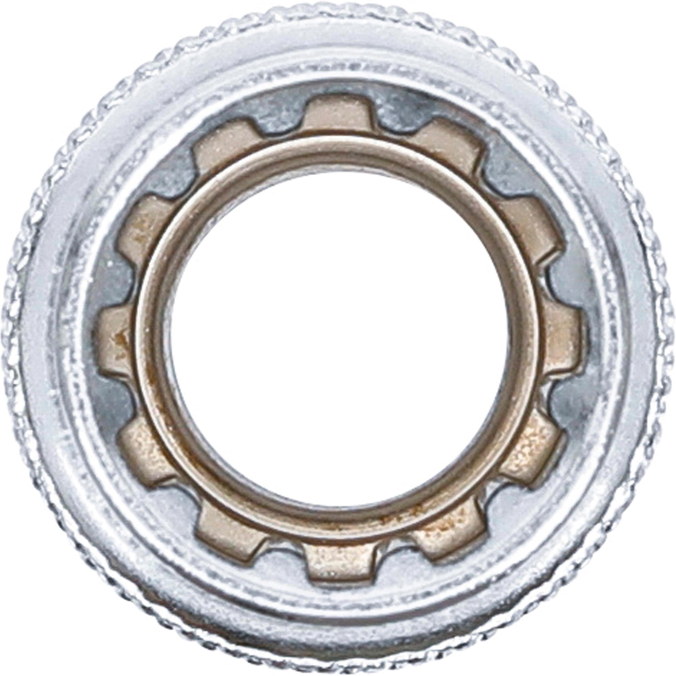 Thumbnail - BGS, Steckschlüssel + Stecknuss, Steckschlüssel-Einsatz Gear Lock Antrieb Innenvierkant 12,5 mm (1/2") SW 13 mm (13 mm)