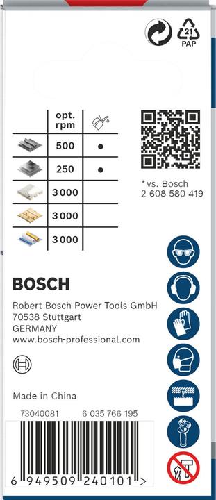 Immagine prodotto Bosch Professional Zubehör Sega a tazza PRO Multi Material PC Plus, 17 mm (17 millimetri)