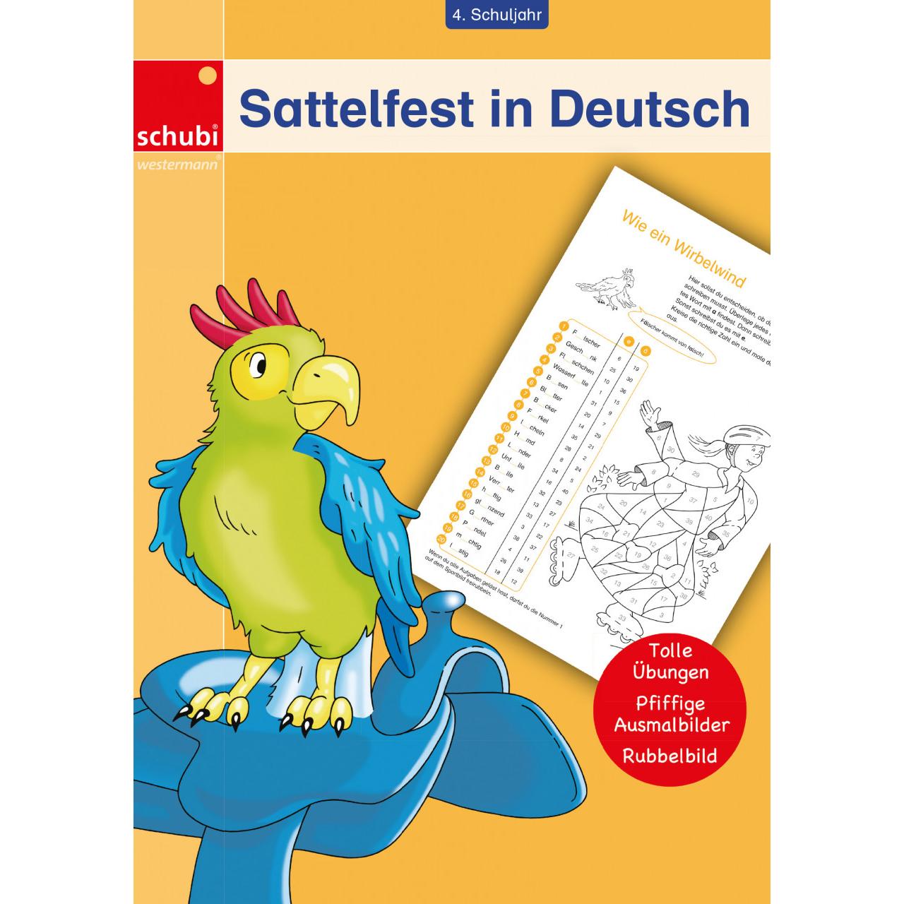 Sattelfest in Deutsch. 4. Schuljahr, Schulbücher von Peter Goetsch