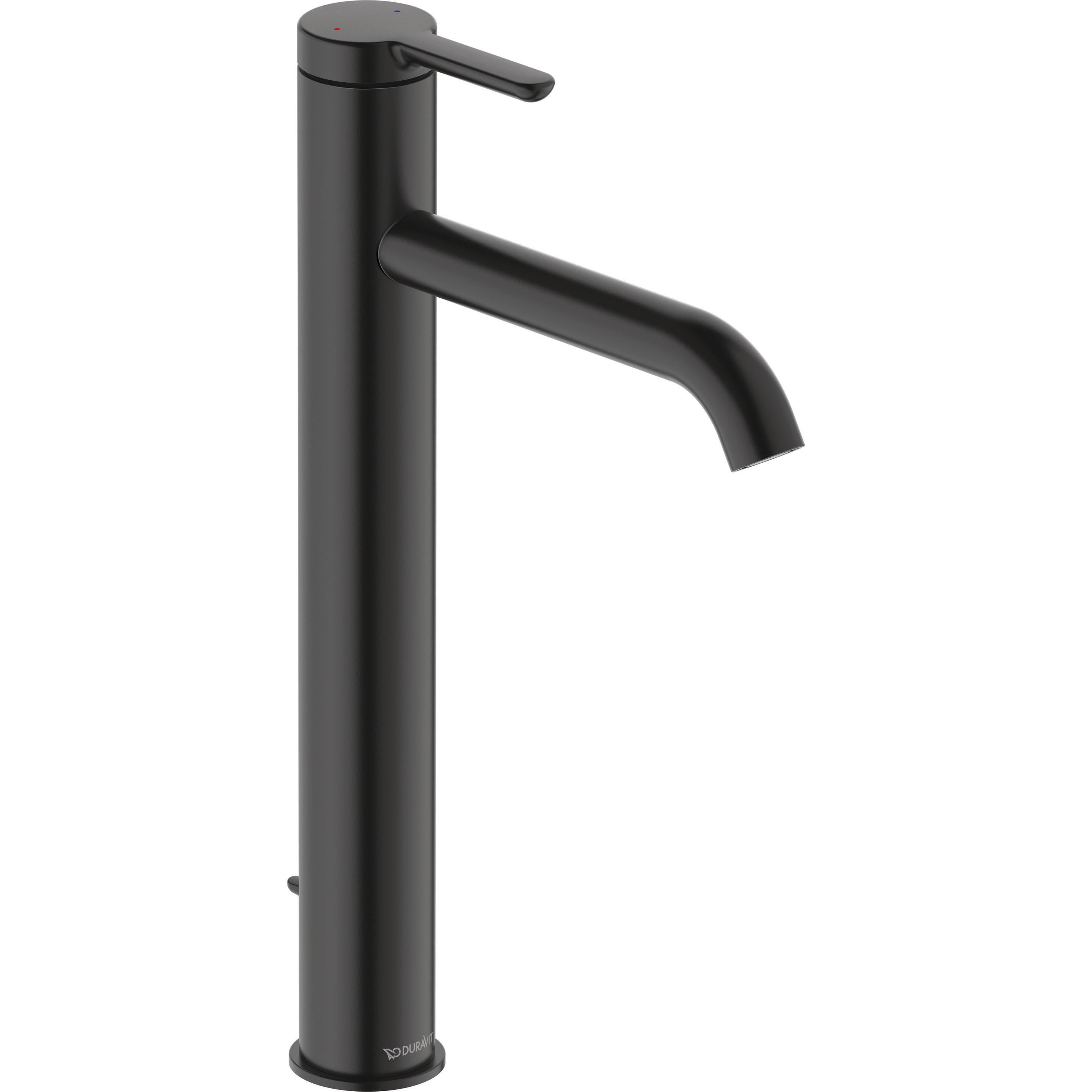 Duravit, Badarmatur, EH-WT-MI C.1 XL m Zugstangen-Ablaufgarnitur schwarz matt