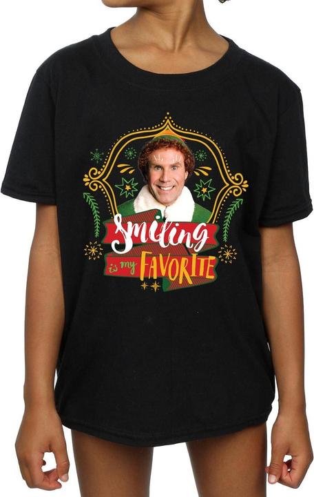 Immagine prodotto Elf Buddy Smiling Maglietta Ragazze (152, 158)