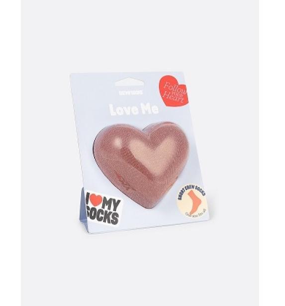 Actual product image Eat My Socks Socks, Love Me, Pink (One size)