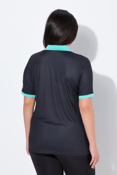 Immagine prodotto Ulla Popken Maglia polo funzionale con mezze maniche e materiale riciclato (46, 48)