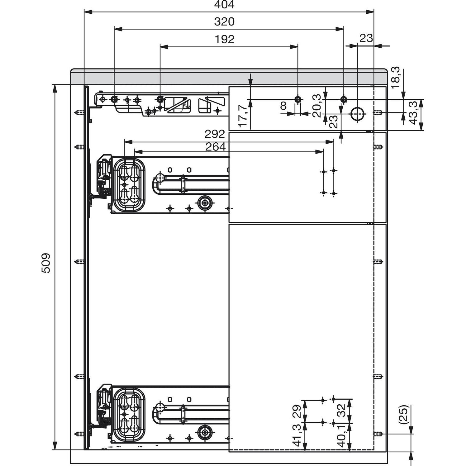 Thumbnail - Hettich, Möbelausstattung, Schnellmontage-Set (1 Stk.)