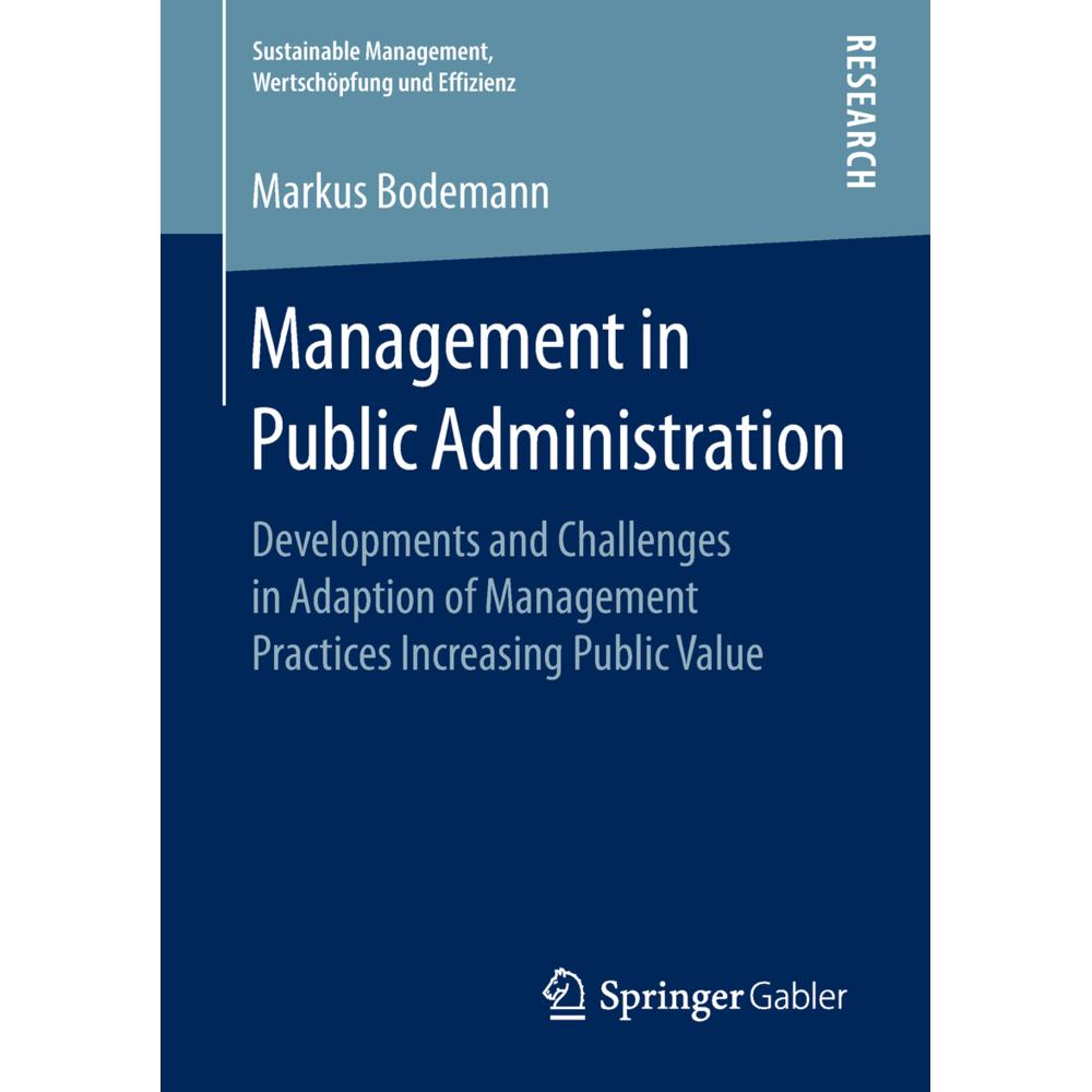 Management in Public Administration, Fachbücher von Markus Bodemann
