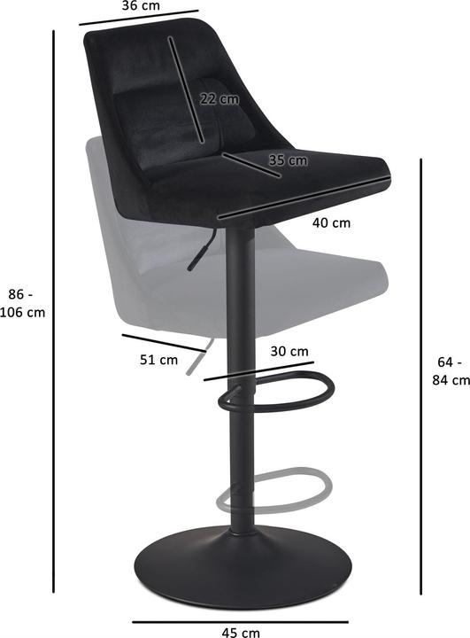 Actual product image FineBuy Kitchen stool