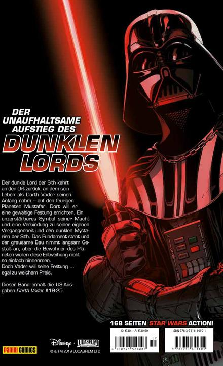 Produktbild Panini Star Wars Comics - Darth Vader (Ein Comicabenteuer): Vaders Festung (Deutsch, Charles Soule, 2019)