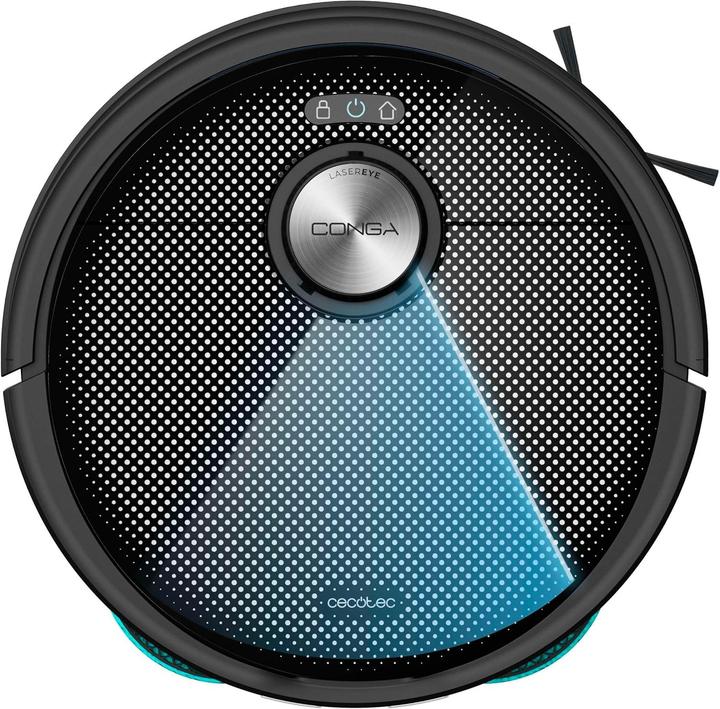 Produktbild Cecotec Robotervakuum mit Wischfunktion, 8000 Pa, App, Lasernavigation, automatische Basis mit Tanks (8000 Pa, Wischtuch)